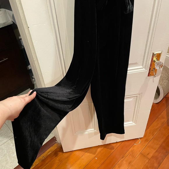 Vintage Jessica Howard velvet pantsuit with pockets! - Picture 2 of 4